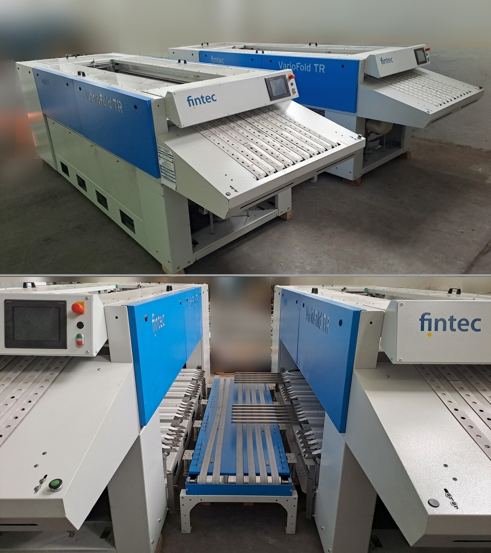 Icon 2 Stück Trockenwäschefaltmaschinen Fintec VarioFold TR 45