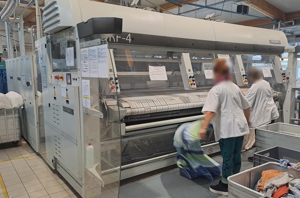 Icon Mangel­straße Girbau 2 x 1.200 x 3.500 mm